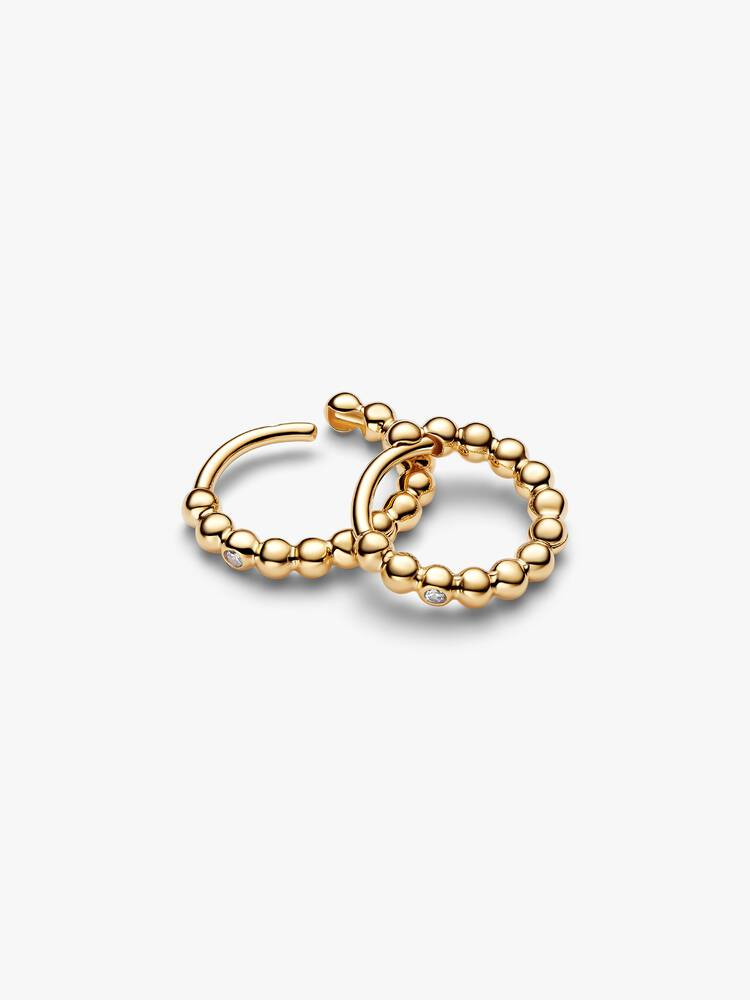 Pandora Beaded Huggie Earrings