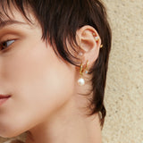 Ania Haie Freshwater Pearl Drop Hoops
