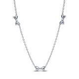 Pandora Bow Station Chain Necklace