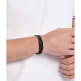 Tommy Hilfiger Jewellery Black Steel Mesh Men's Chain Bracelet