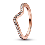 Pandora Sparkling Wave Ring