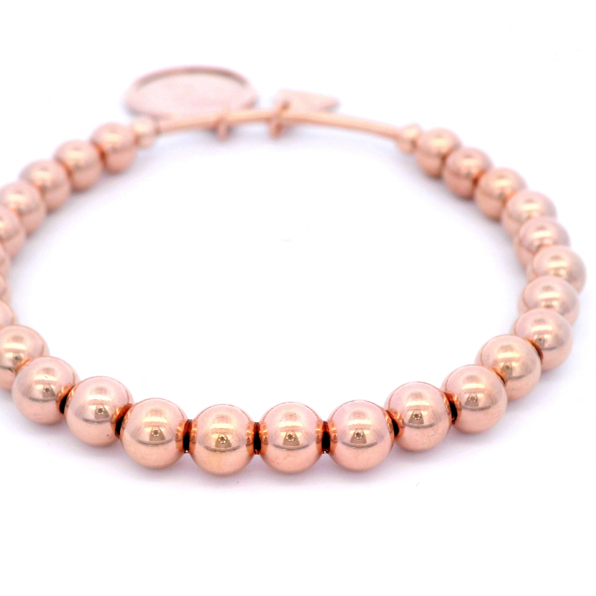 Von Treskow Stretchy Bar Bracelet with Threepence