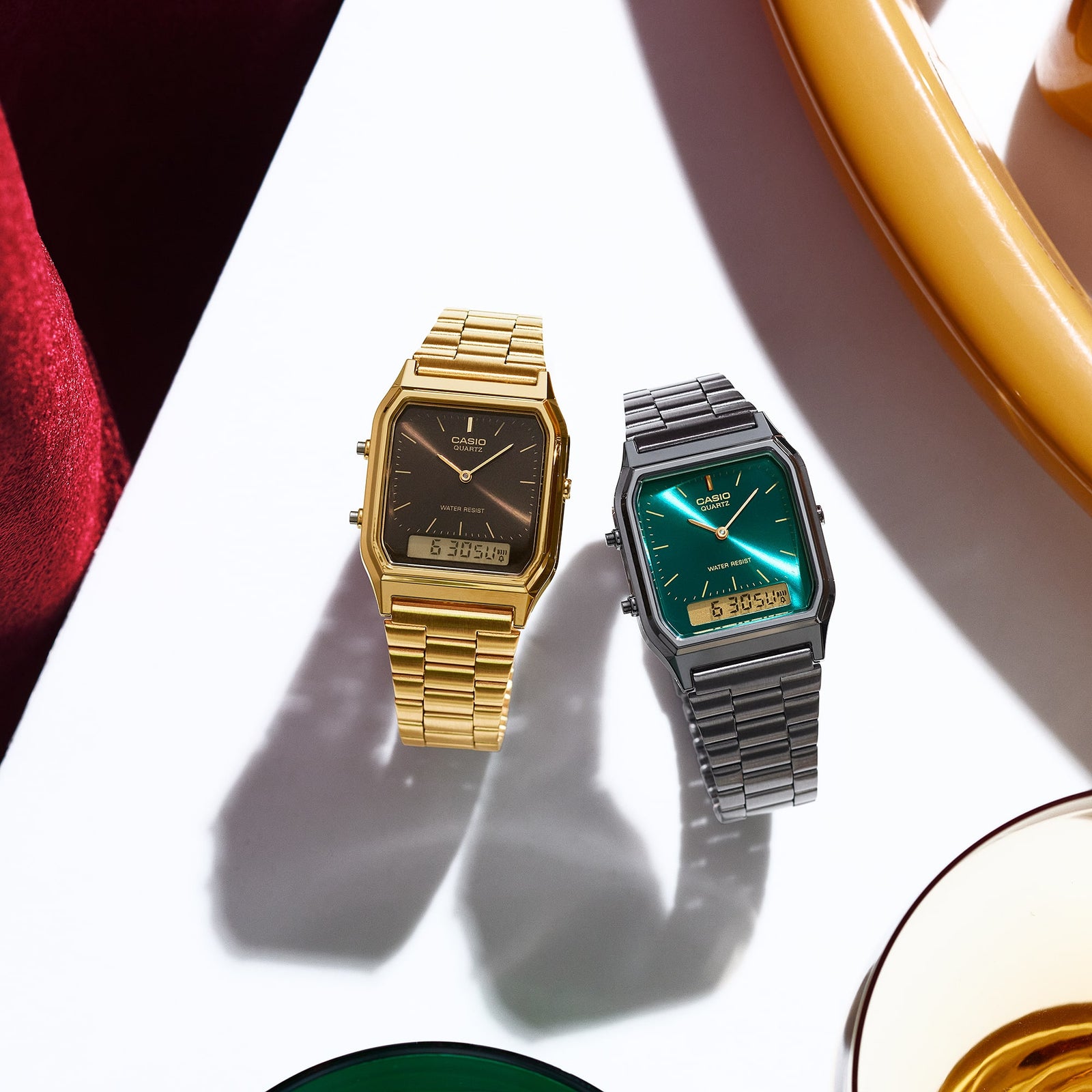 Casio AQ-230EGG-3A Gunmetal Green