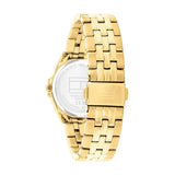 TOMMY HILFIGER Women's Green Dial Gold Steel Bracelet Watch