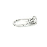 Engagement Ring Above Love Lab Grown Diamond