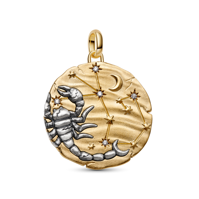 Pandora Scorpio Zodiac Oversized Medallion Charm
