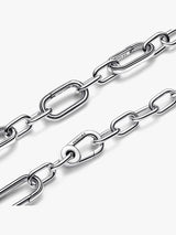terling silver link bracelet with 5 openable links