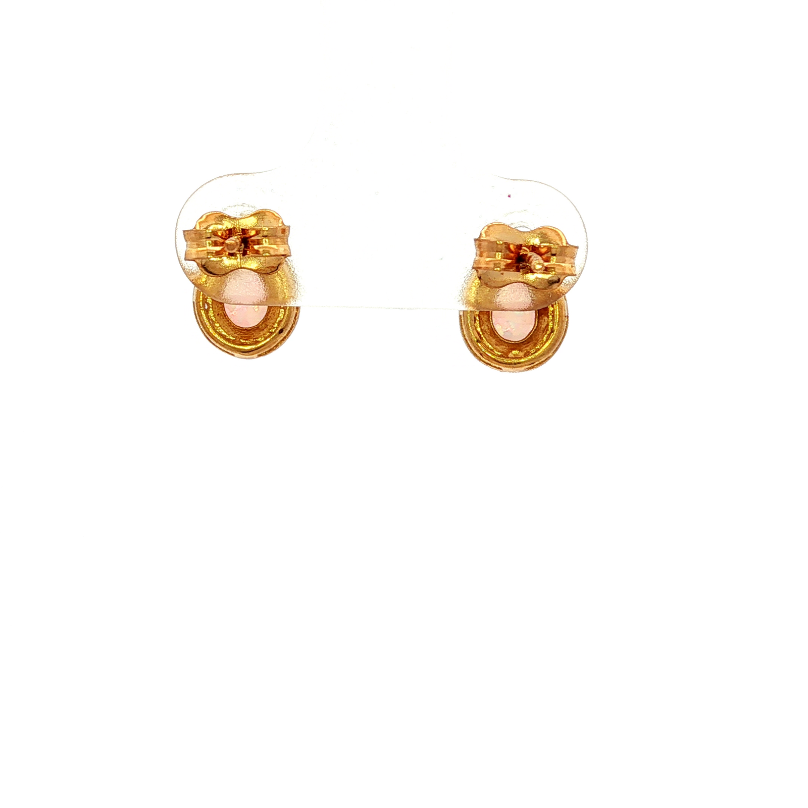 Tear Drop Stud Earrings in Yellow Gold