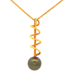 Black Pearl and Diamond Drop