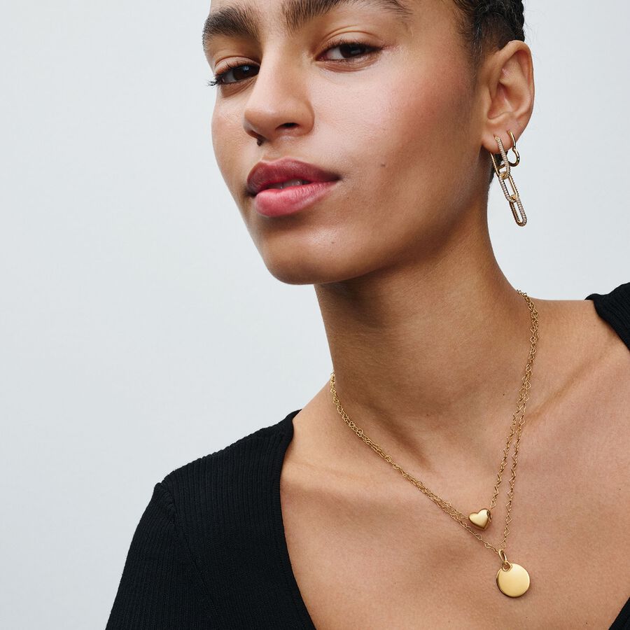 Pandora Linked Hearts Collier Necklace