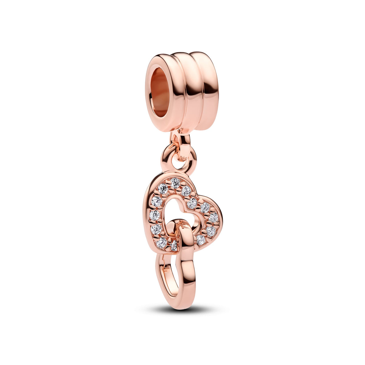 Pandora Interlocking Hearts Dangle Charm