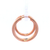 9ct Rose Gold Round Huggies Earrings