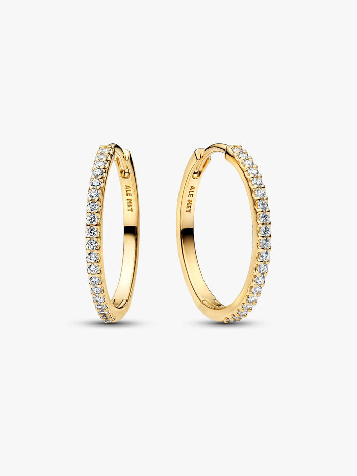 Pandora Sparkling Hoop Earrings