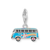 Thomas Sabo Blue Hippie Bus Charm Pendant