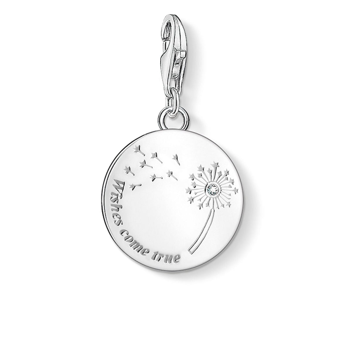 THOMAS SABO Charm Pendant "Dandelion WISHES COME TRUE"