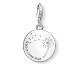 THOMAS SABO Charm Pendant "Dandelion WISHES COME TRUE"