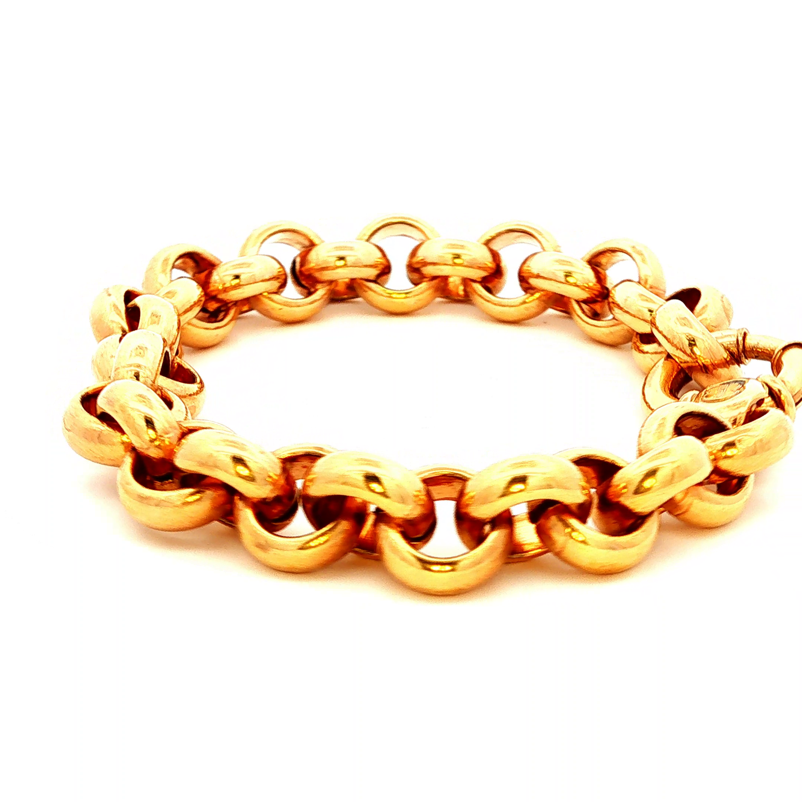 Belcher Bracelet in Yellow Gold