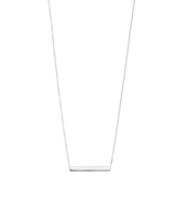 Kirstin Ash Engravable Bar Necklace 18K Rose Gold Vermeil