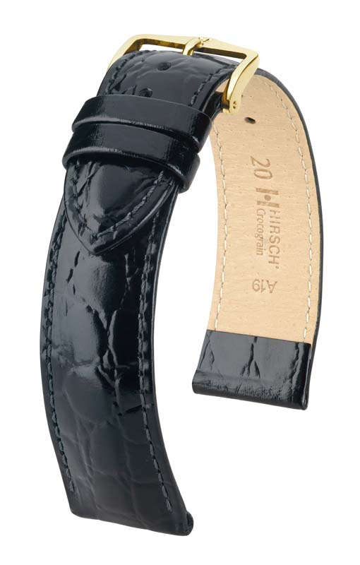 Hirsch 12302850-1-10 Crocograin Strap