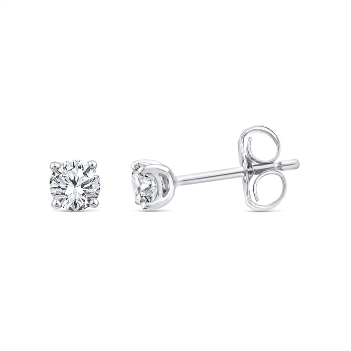 0.25ct Lab Grown Diamond Earrings in 9K White Gold