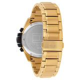 Tommy Hilfiger Gold Steel Black Dial Multi-function Men's Watch