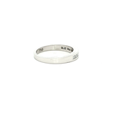 Curved Princess Diamond Dress Ring in White Gold