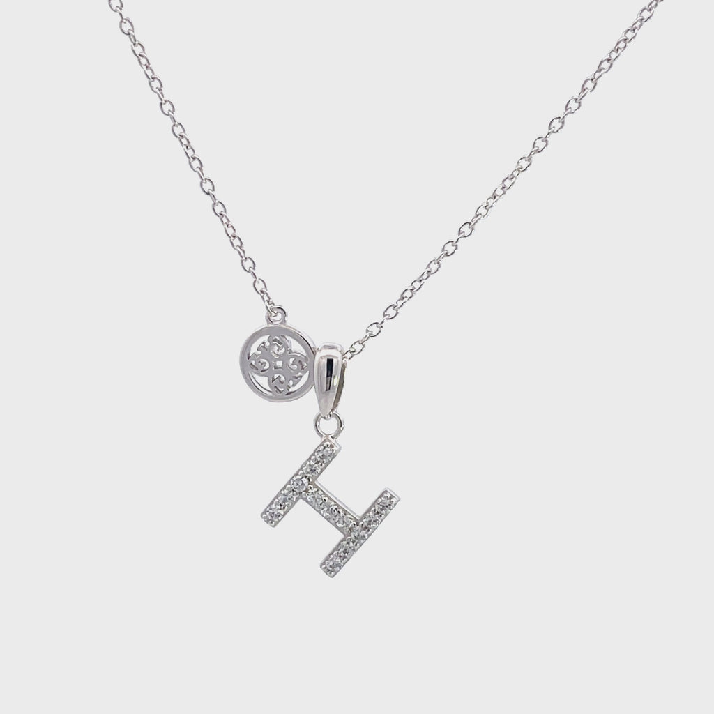Georgini Luxury Letters A Initial Pendant
