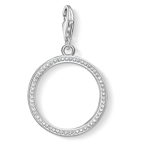 Thomas Sabo Charm Club Circle Cubic Zirconia Charm