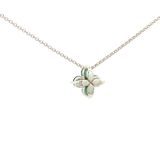 Rianna Natural Australian Sapphires Necklace in White Gold