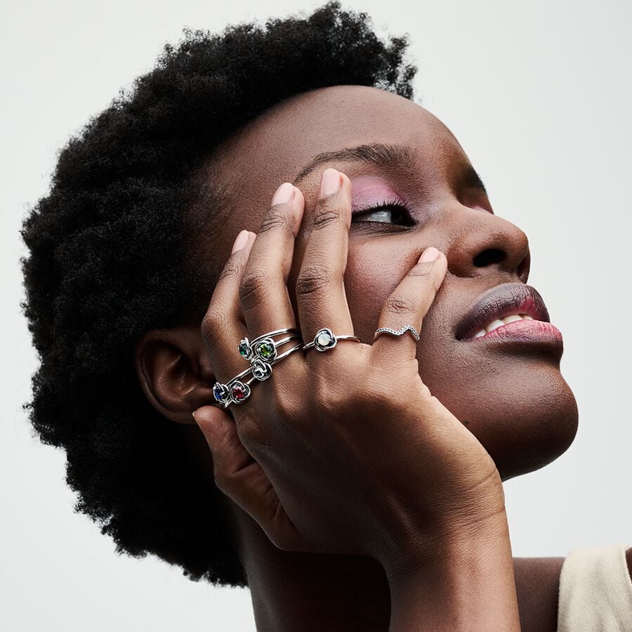 Pandora September Birthstone Eternity Circle Ring