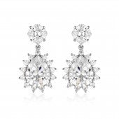 Georgini Luxe Velluto Silver Earrings