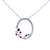 Diamond & Ruby Oval Pendant