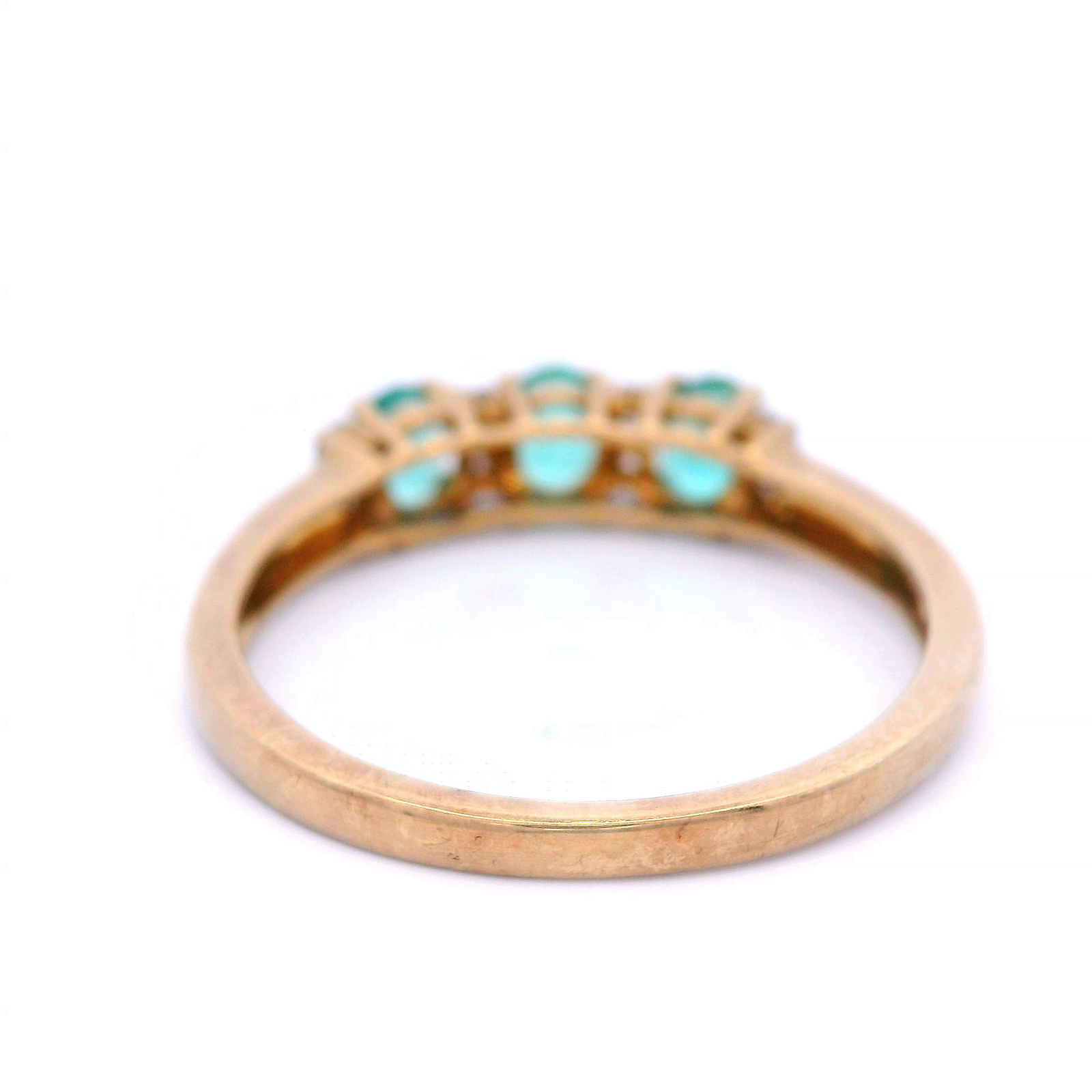 Natural Emerald & Diamond Dress Ring