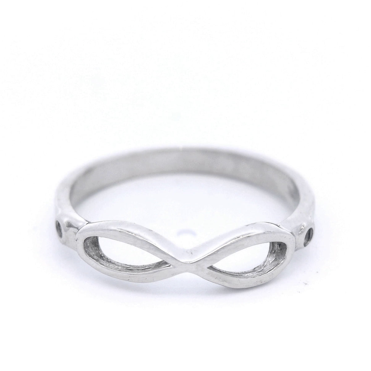 White Gold Infinity Ring