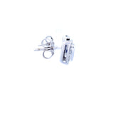 9ct White Gold Tanzanite Earrings