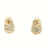9ct Yellow Gold 0.20 carat Diamond Earrings