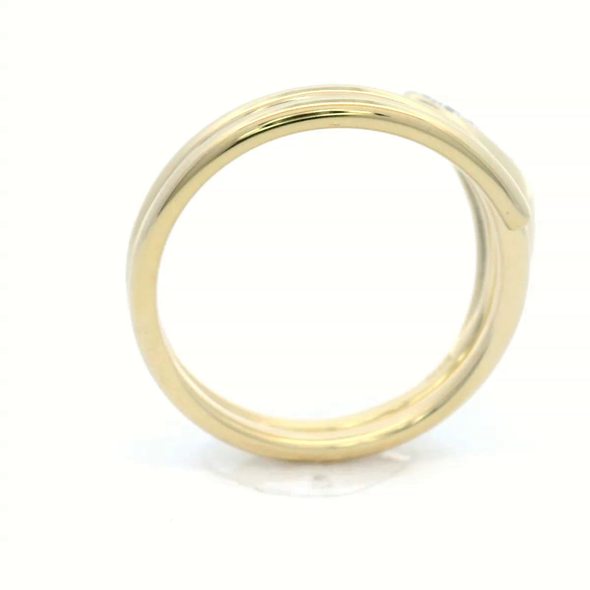 Diamond Dress Ring Set in Yellow Gold