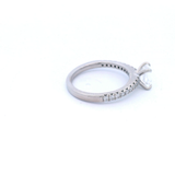 Diamond Set in White Gold Engagement Ring
