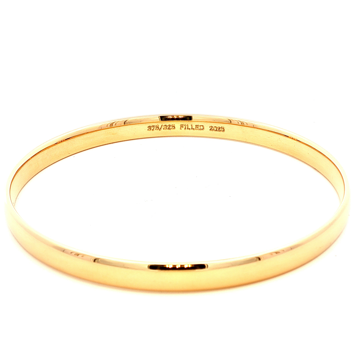 Classic Comfort Fit Bangle in Yellow Gold