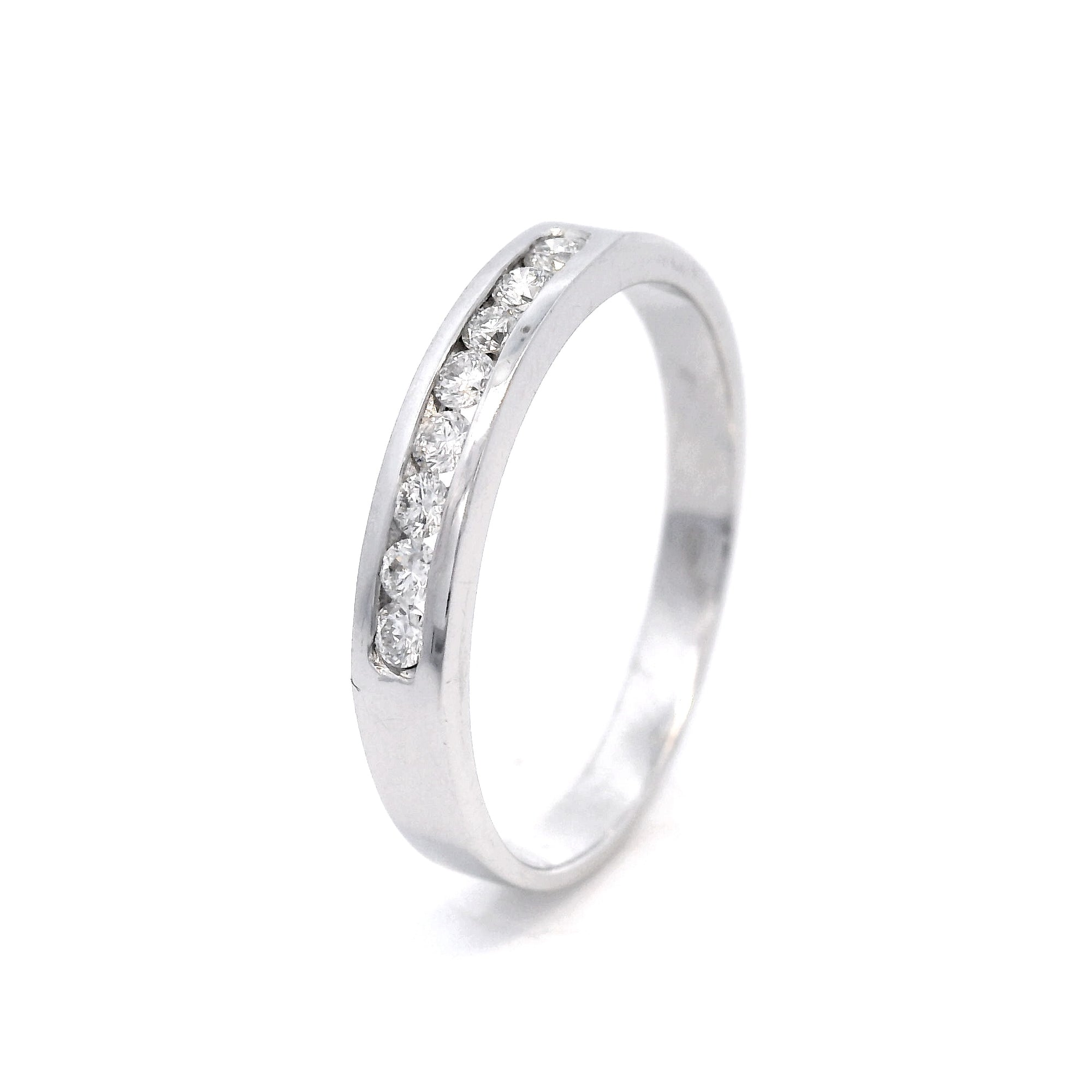 18CT W/G 8=.19CT RBC CHANNEL SET N