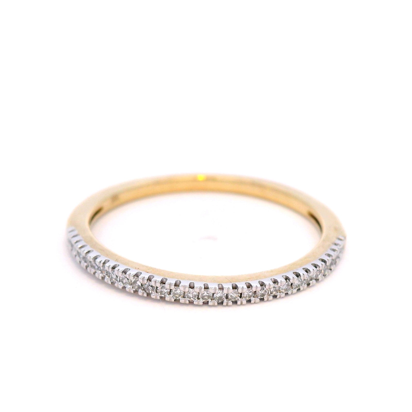 Diamond Ring with 0.08ct Diamonds in 9K Yellow Gold