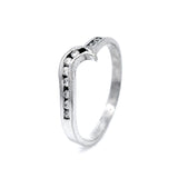 Fitted Chainnel Set Diamond Eternity Ring