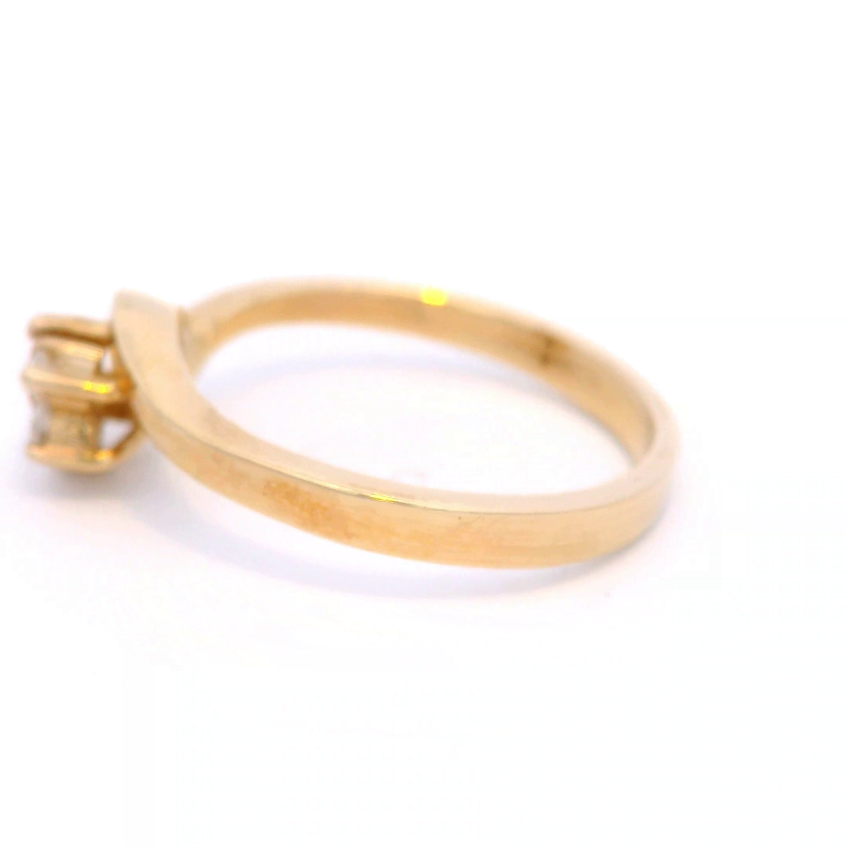 Diamond Cluster Ring in Yellow Gold