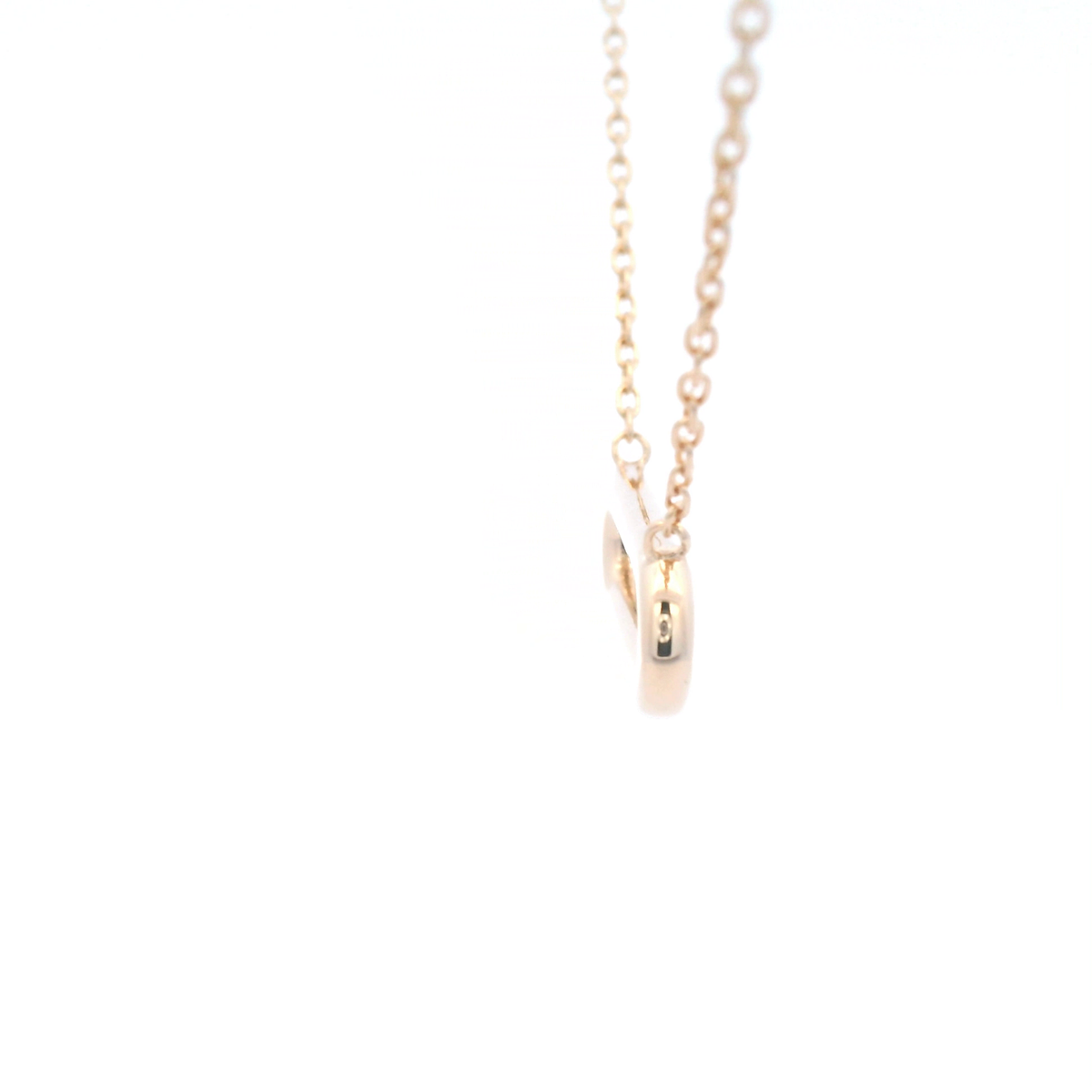 Paperclip Necklet In Yellow Gold