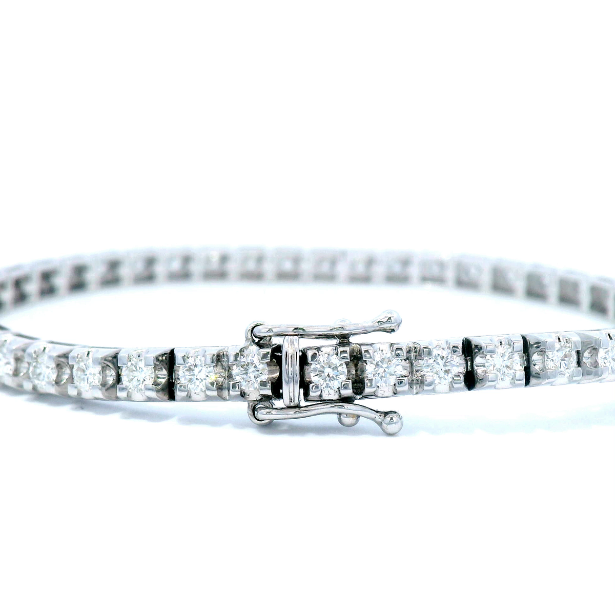 White Gold Tennis Bracelet