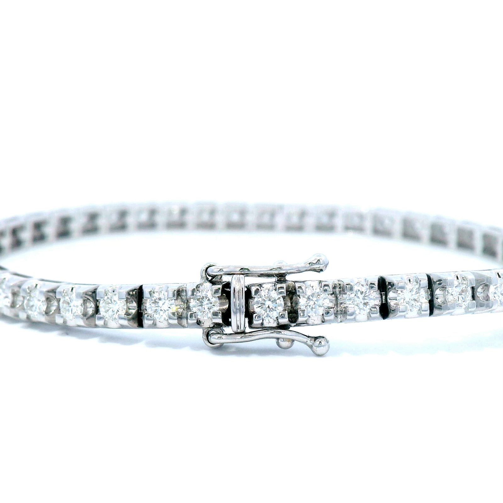 White Gold Tennis Bracelet