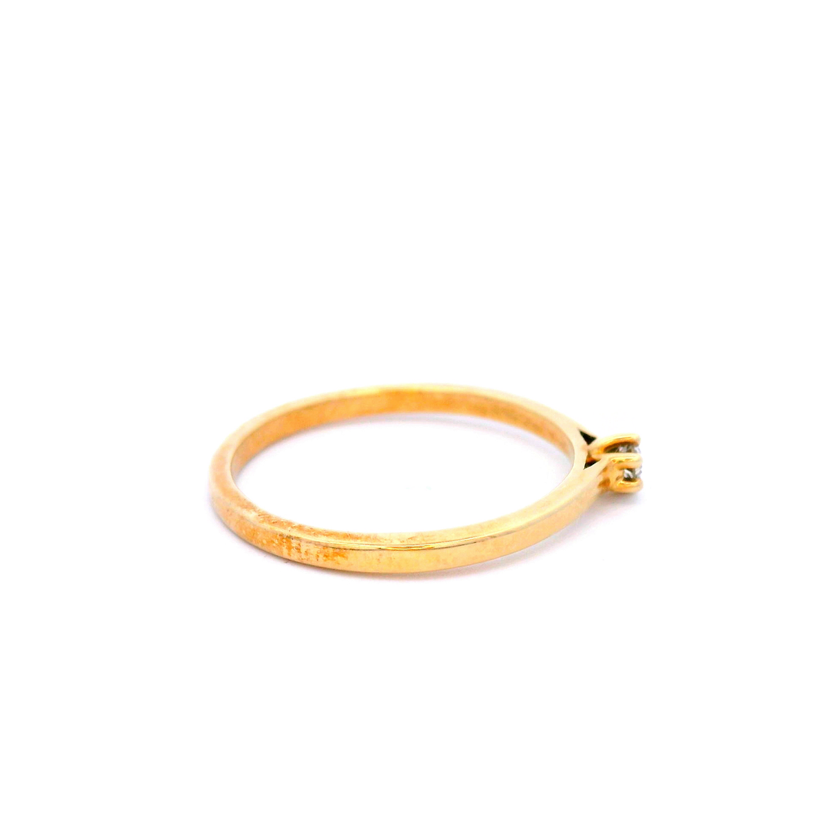 Claw Set Diamond Dress Ring in 9ct Yellow Gold