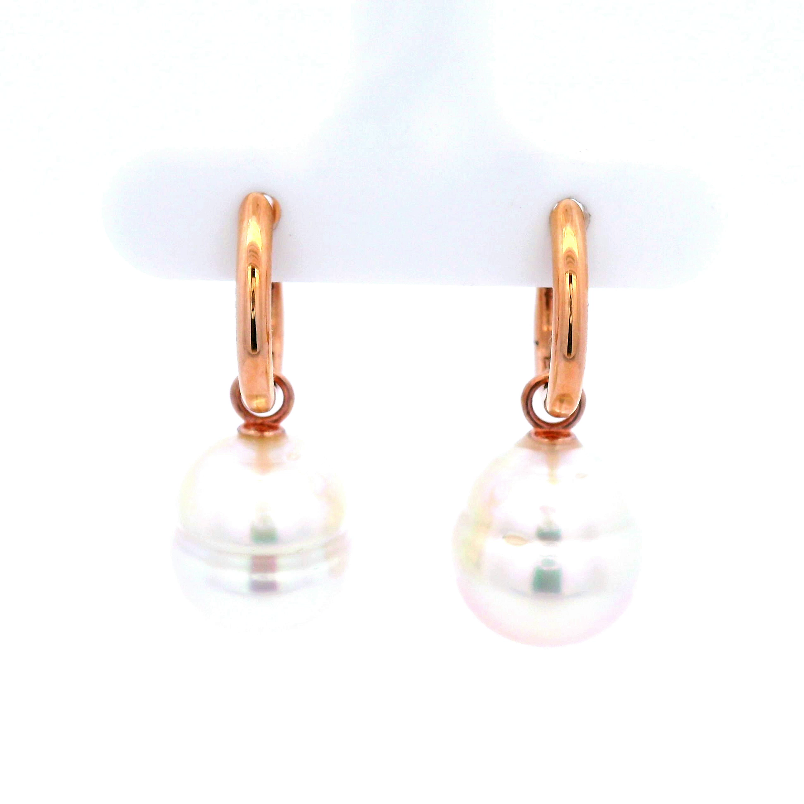 South Sea Pearl Drop Earrings.