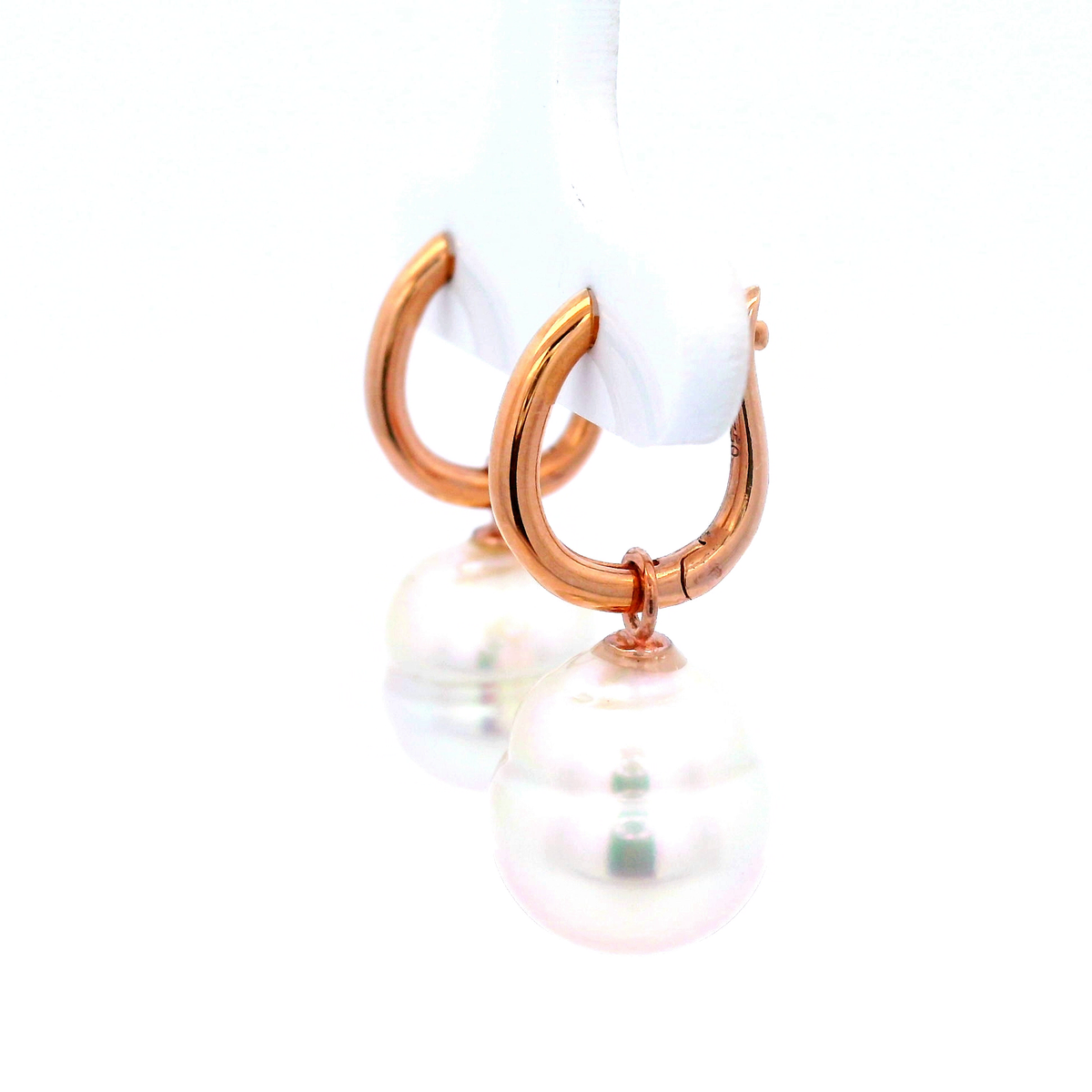 South Sea Pearl Drop Earrings.