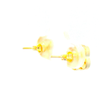 Rainbow Petal Stud Earrings in 9CT Yellow-Gold